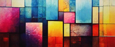 Tapis BOSTON "POP MULTICOLORE" - 50x120cm - Ep.5mm ID HOME