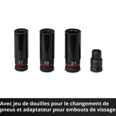 Clé à chocs sans fil 18 V POWER X CHANGE TP-CW 18/260-C Li (Brushless) - EINHELL