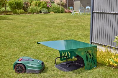 Abri pour robot tondeuse vert MOTTEZ