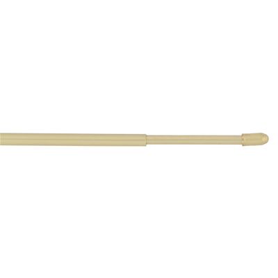 Tringle de vitrage ronde extensible en métal de 50 à 80 cm Finition Doré par 2 - MOBOIS