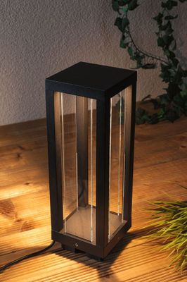 Lanterne lumineuse extérieur LED Link+Light noir IP44 70 lumens blanc chaud - PAULMANN