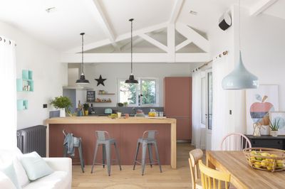 Peinture de rénovation multi-supports MaRéno argile rouge finition satinée 0,5L - V33