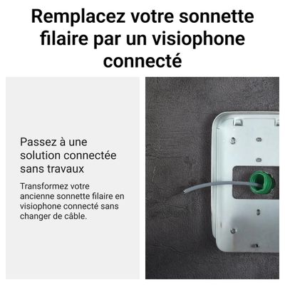 Ecran intérieur supplémentaire 7 pouces blanc pour visiophone WiFi - Easykit with Netatmo LEGRAND