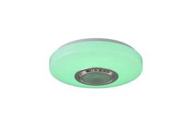 Plafonnier avec enceinte bluetooth LED Maia 1100 lumens RGBW - REALITY