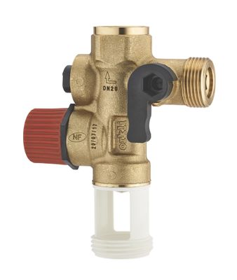 Groupe de sécurité pour chauffe-eau laiton 3/4 NF - QUICK PLOMBERIE