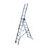 Echelle transformable base rapportée 3 plans HobbyStep 5,00 / 5,90 m HAILO