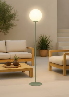 Lampadaire rechargeable LED 150 cm kaki IP54 530 lumens RGBW - XANLITE