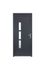 Porte d'entrée Manhattan pvc gris poussant gauche 215 X 90 cm CLOSY