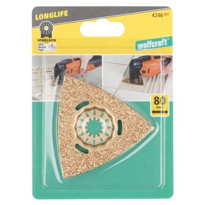 Plateau ponçage delta pour outils multifonction WOLFCRAFT