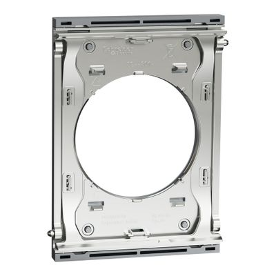 Plaque de finition centrale 1 poste Odace 2025 Architecte effet titane - SCHNEIDER ELECTRIC