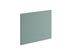 Porte pour meuble hotte de cuisine Lotus vert d'eau mat 42 x 60 cm OFITRES