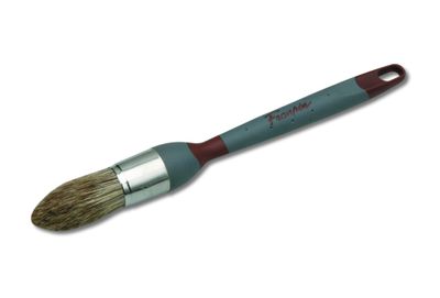 Pinceau à réchampir n °3/0 manche bi-matière spécial traitement bois diamètre 15 mm NESPOLI