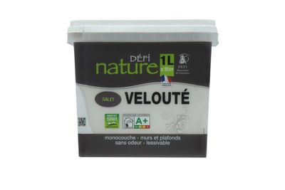 Peinture naturelle murale Galet velours 1 L - DEFI NATURE