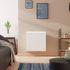 Radiateur à inertie sèche RADIASOFT II 1000W blanc horizontal - NOIROT