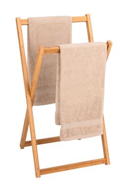 Porte-serviettes de salle de bains repliable Bambusa - WENKO