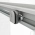 Roulettes simples chromées haut et bas porte de douche 6 mm - OCEA