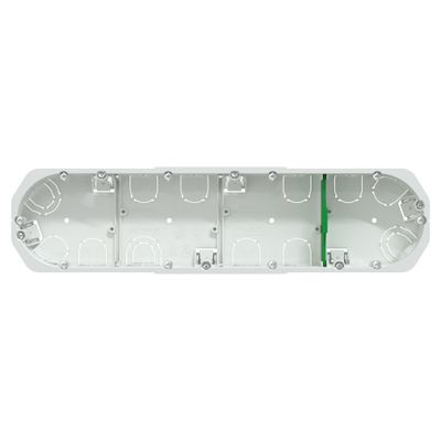 Boîte d'encastrement 4 postes 67x40mm IP20 pour matériaux creux - Multifix SCHNEIDER ELECTRIC
