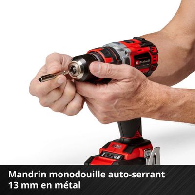 Perceuse à percussion sans fil 18 V POWER X CHANGE TE-CD 18/50 Li-i (Brushless, 2 batteries) - EINHELL