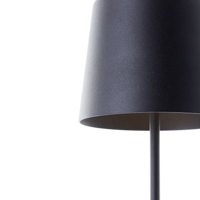 Lampe à poser extérieur rechargeable LED nickel XAANA blanc chaud - BRILLIANT