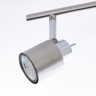 Réglette 2 spots GU10 2x10W aluminium - Andres BRILLIANT