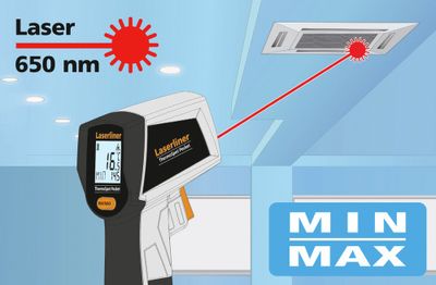 Thermomètre laser compact - LASERLINER