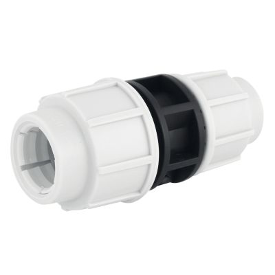 Raccord plastique manchon inégal pour tubes PE diamètre 25 et 20 mm FITT