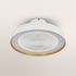 Ventilateur de plafond silencieux avec lumière LED + télécommande Blanc Ø49cm - OSRAM
