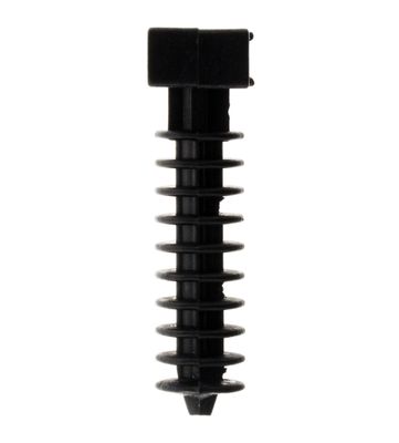 Embases à cheviller pour colliers noirs par 100