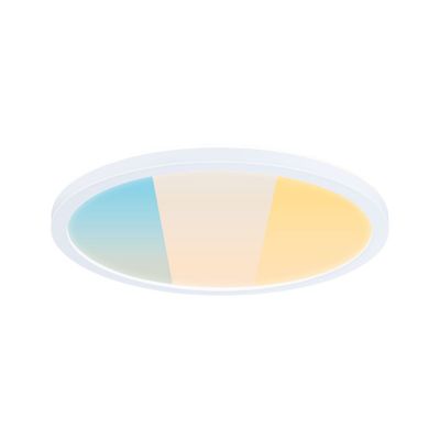 Plafonnier LED salle de bain IP44 2250 lumens lumière blanc variable Ø30cm Blanc - Atria Shine PAULMANN