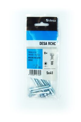 Boulon métaux CHC 5 x 40 mm par 8 DESA
