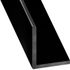 Cornière égale aluminium laqué noir 20 x 20 x 1,2 mm 2,50 m CQFD