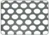 Tôle acier brut perforé 1000 x 500 mm épaisseur 1 mm CQFD