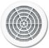 Grille d'aération ronde blanche diamètre 100 mm avec moustiquaire AUTOGYRE
