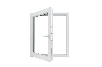 Fenêtre PVC blanc 1 vantail tirant gauche H.95 x l. 80 cm CLOSY