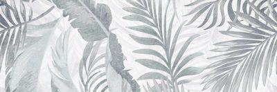 Décor mural intérieur effet tropical vert GARDEN ép 8,3 mm 20 x 60 cm paquet de 1,44 m² SUPER CERAMICA