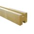 Poteau de raccord rainuré pin traité autoclave - 88 x 88 x 1800 mm - DEBARGE