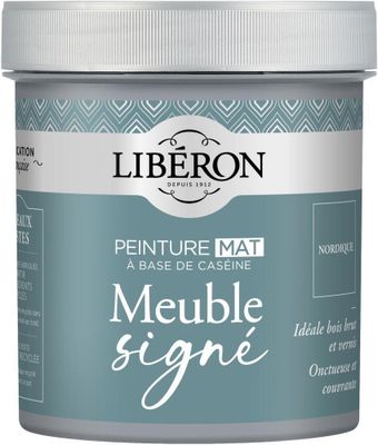 Peinture meuble bois à la caséine mat nordique 0,5 L LIBERON