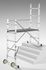 Echafaudage roulant pour escalier HobbyStep H3 - 0,90 / 2,90 m aluminium - HAILO