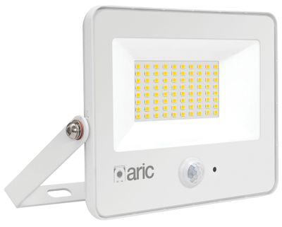 Projecteur extérieur LED détecteur de mouvements Wink 2 blanc IP65 5000 lumens blanc chaud - ARIC