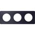 Plaque de finition 3 postes anthracite - Odace Touch SCHNEIDER ELECTRIC