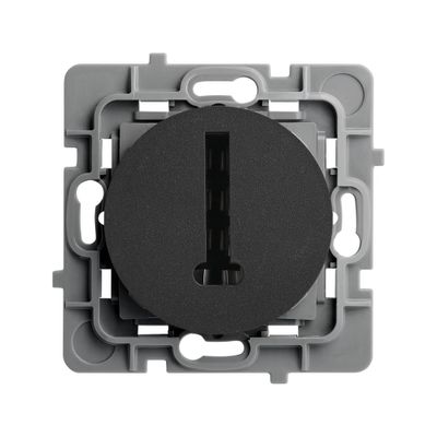 Prise téléphone noir Casual Evo - DEBFLEX