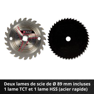 Mini scie circulaire sans fil TE-CS 18/89 Li - Solo