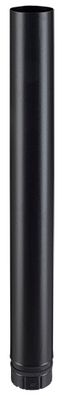 Tuyau émaille noir mat 100 cm diamètre 80 mm POUJOULAT