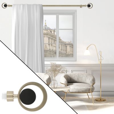 Embout déco atrium en métal diam 20 mm Finition Doré - MOBOIS