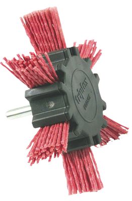 Brosse éventail nylon diamètre 100 mm TIVOLY