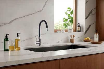 Robinet de cuisine mémoire de forme inox Ilo - EDOUARD ROUSSEAU