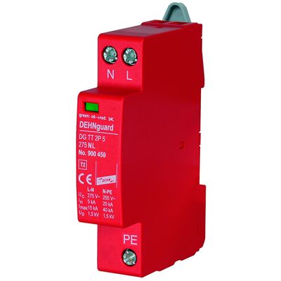 Parafoudre modulaire type 2 + type 3 monophasé 5kA compact - DEHN