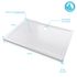 Receveur de douche 90x120 cm acrylique blanc Pure 2 - AURLANE