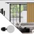 Embout déco bulles en métal diam 28 mm Finition Noir mat - MOBOIS