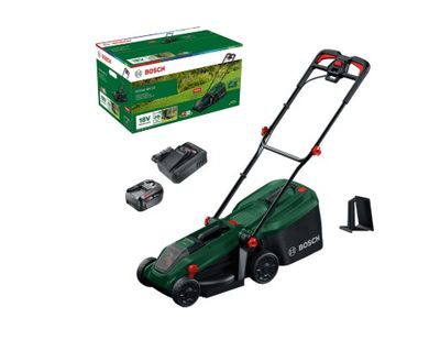 Tondeuse de jardin à batterie 18 V ROTAK largeur de coupe 32 cm BOSCH